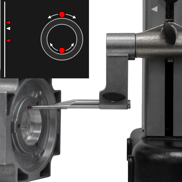 Measurement of heights and diameters in the workshop