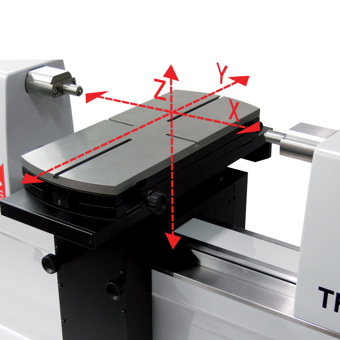 Mesure commandée par CNC avec recherche automatique du point d'inversion