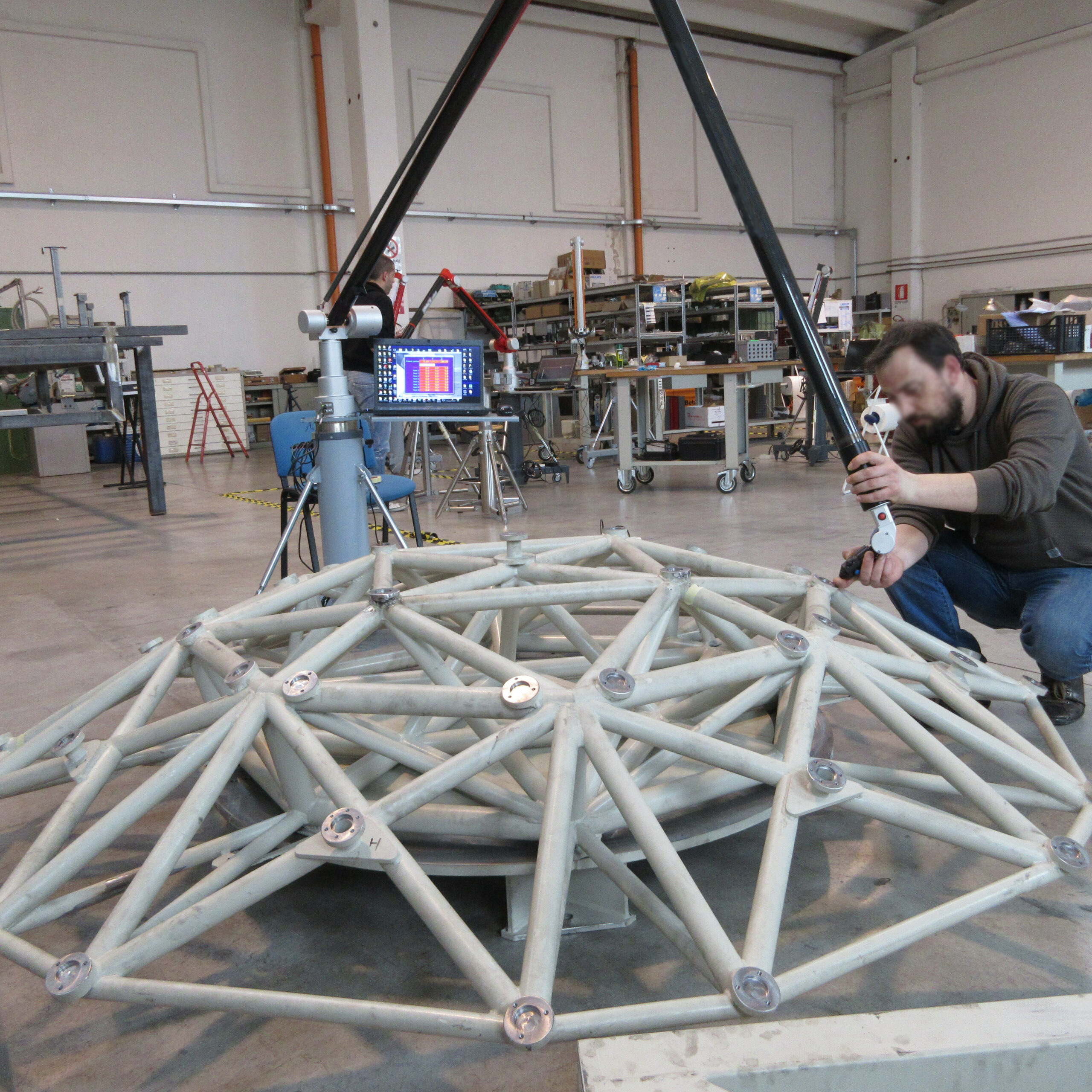 3D measurement of large workpieces