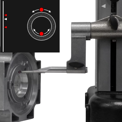 Measurement of heights and diameters in the workshop